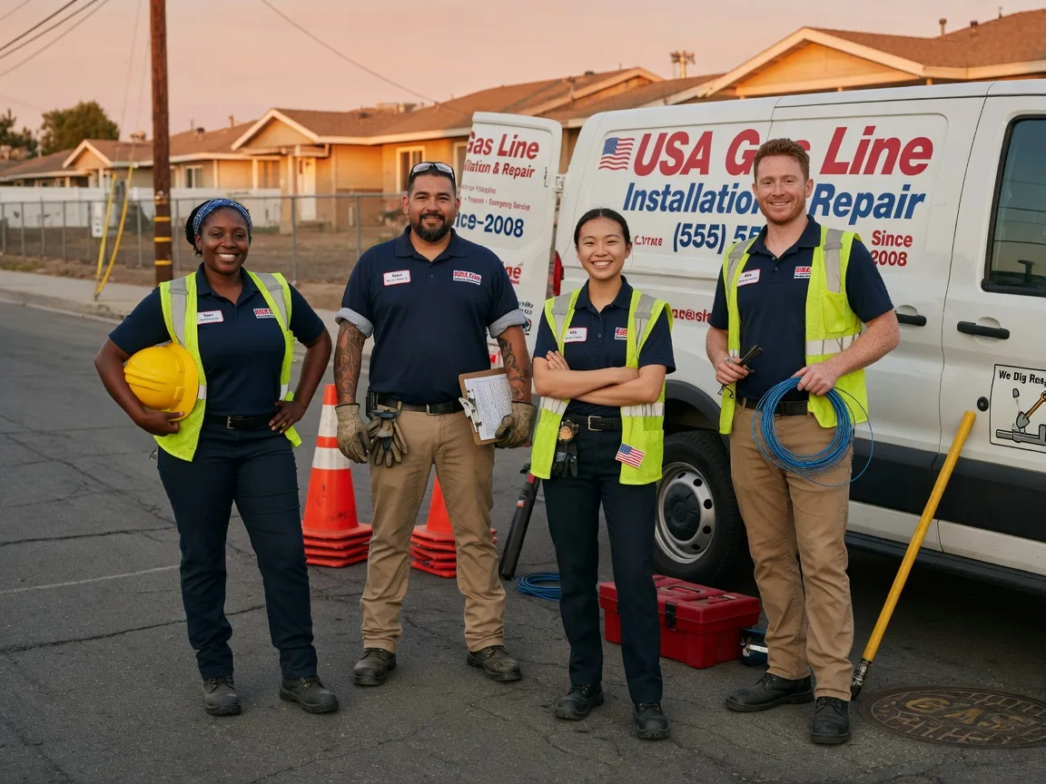 Gas Line Installation company in Bowdon, ND